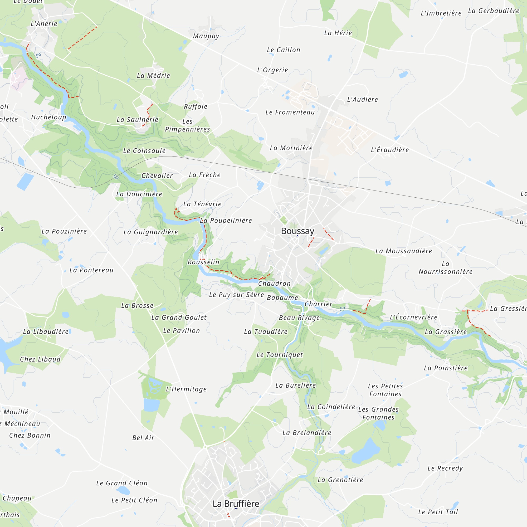 Gîte et Nature map