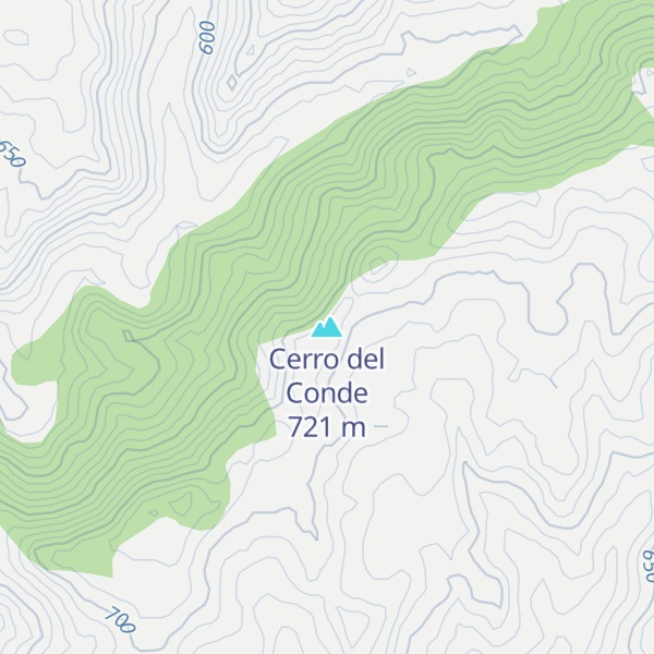 Map of Cerro del Conde