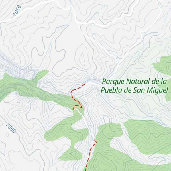 Map of Refugio Molino Los Cuchillos