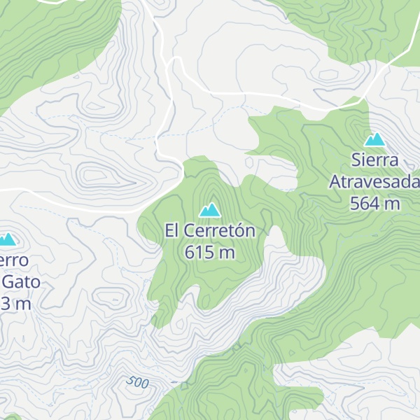 Map of El Cerretón