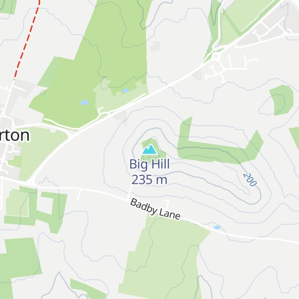 Map of Big Hill