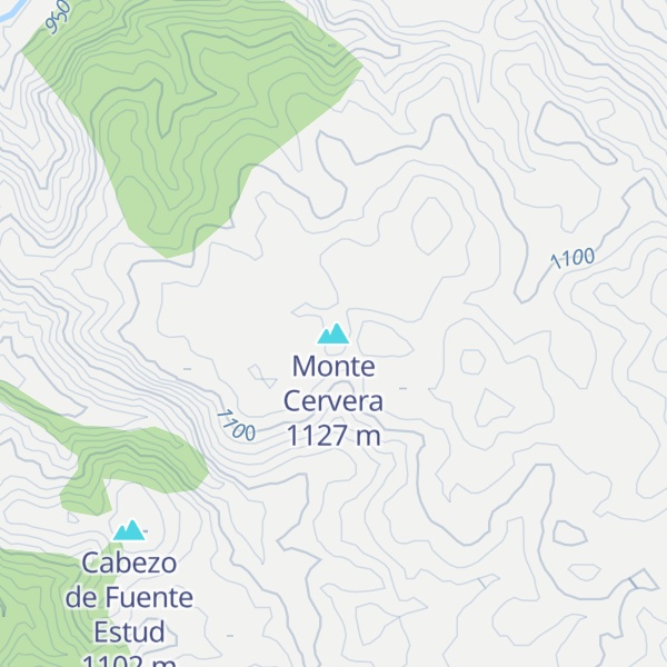 Map of Monte Cervera