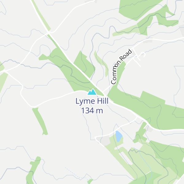 Map of Lyme Hill