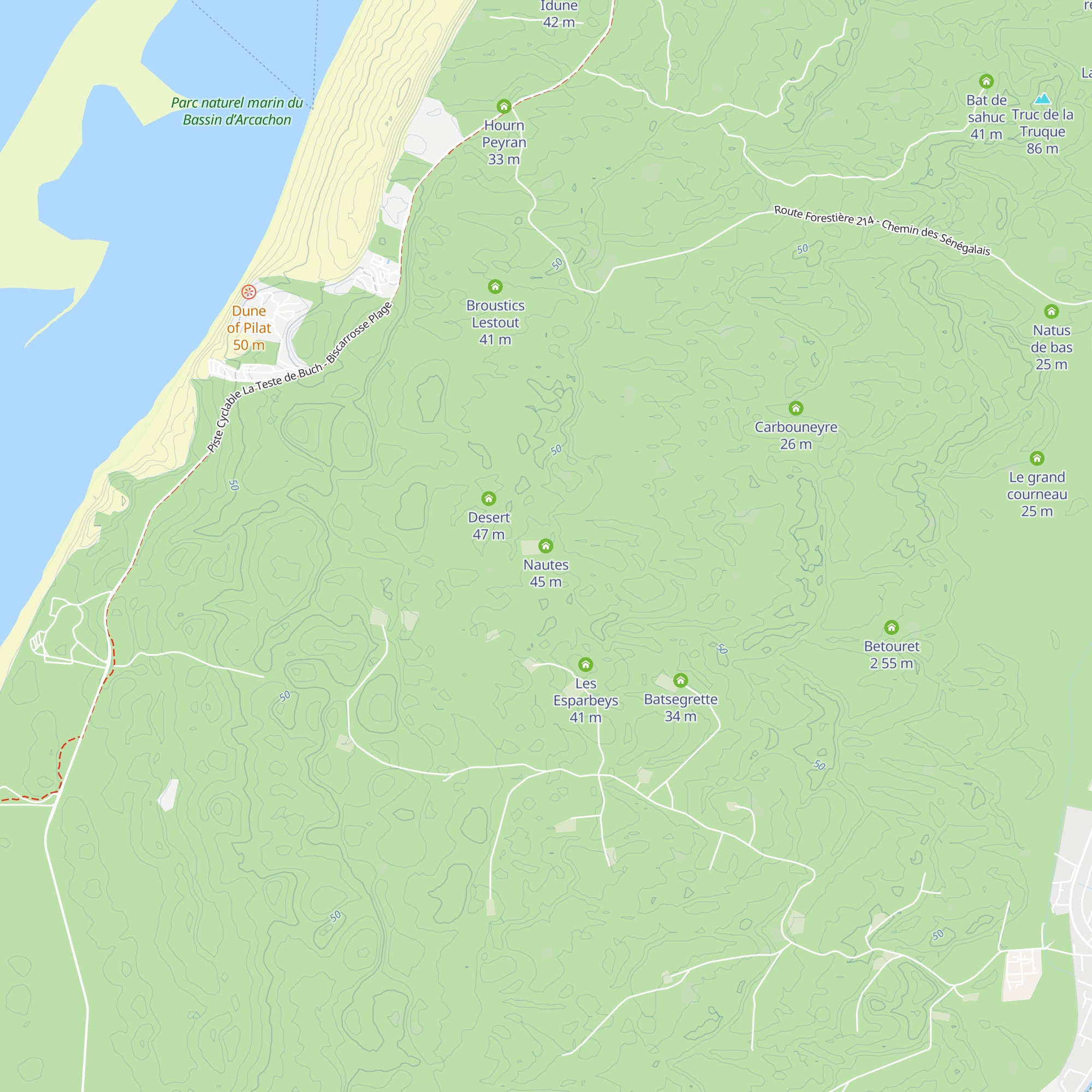 Nautes map