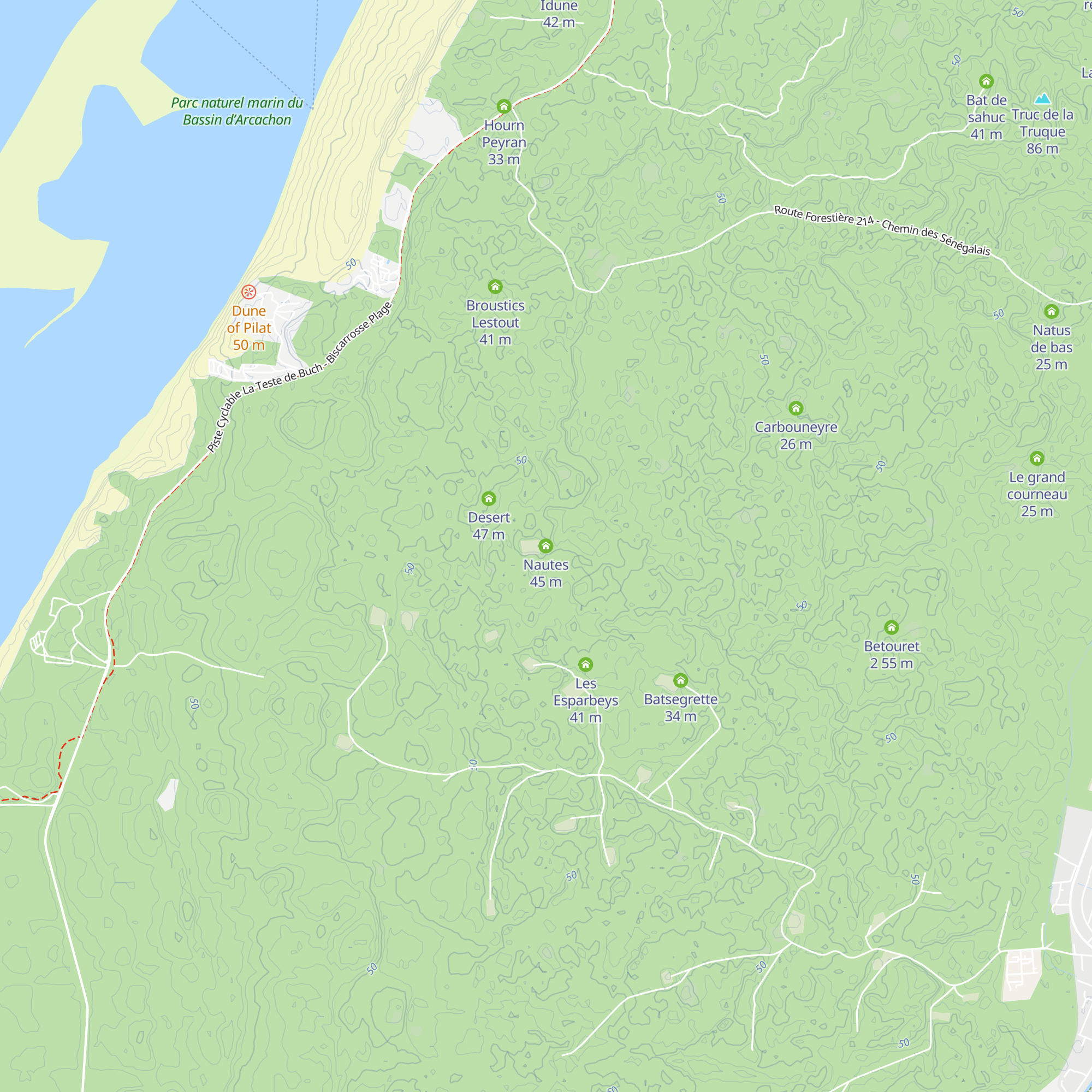 Nautes map