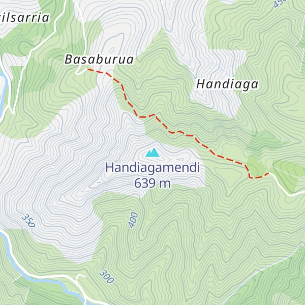Map of Handiagamendi