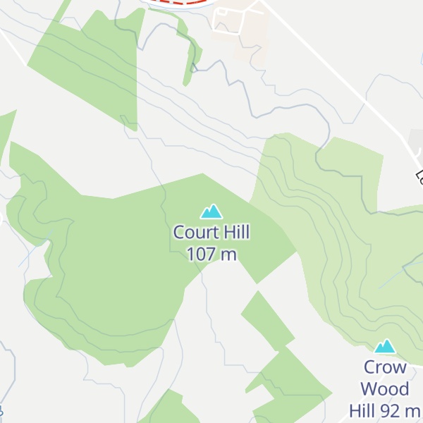 Map of Court Hill