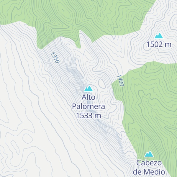 Map of Alto Palomera