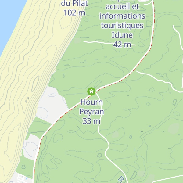 Map of Hourn Peyran