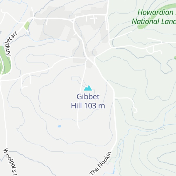 Map of Gibbet Hill