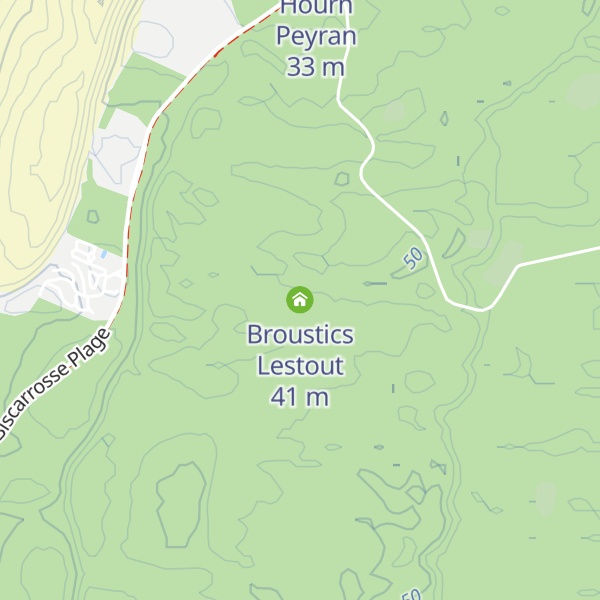 Map of Broustics Lestout