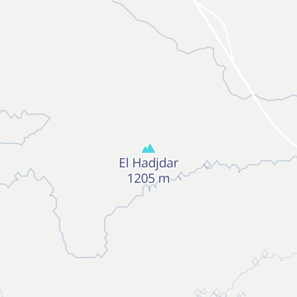 Map of El Hadjdar