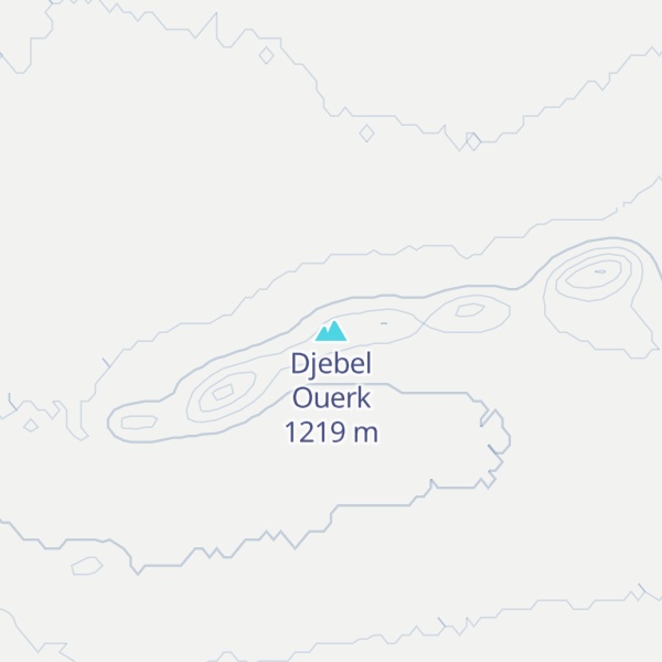 Map of Djebel Ouerk