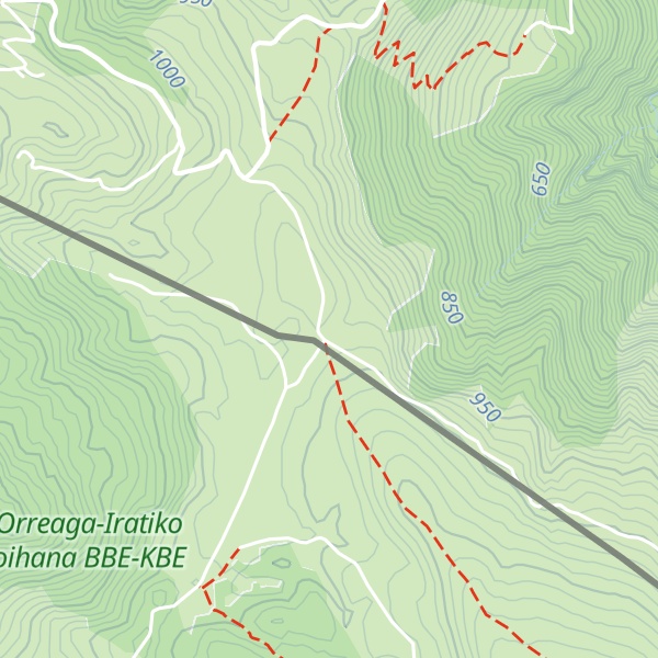 Map of Organbideko etxola