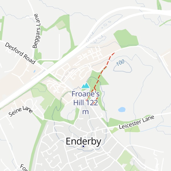 Map of Froane's Hill