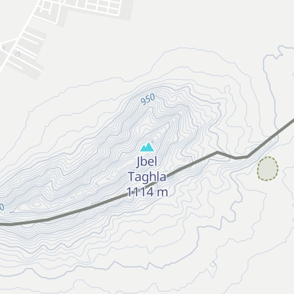 Map of Jbel Taghla