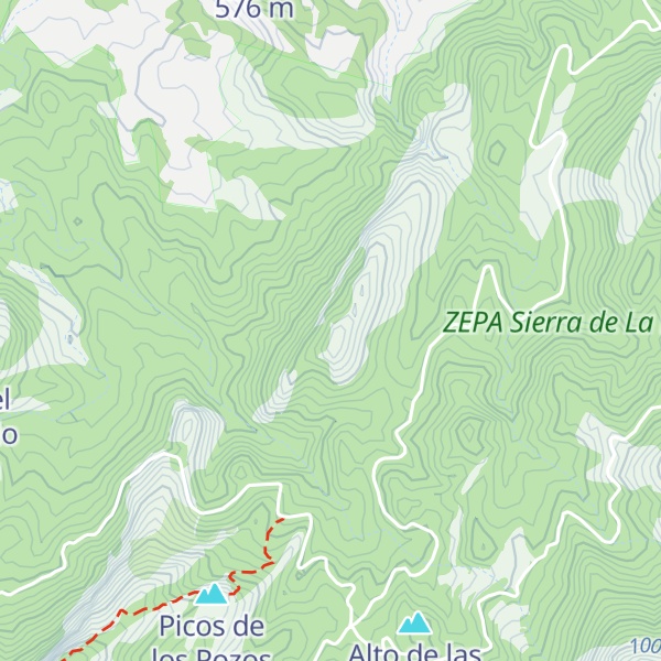 Map of Alto del Rincón de los Poyatos
