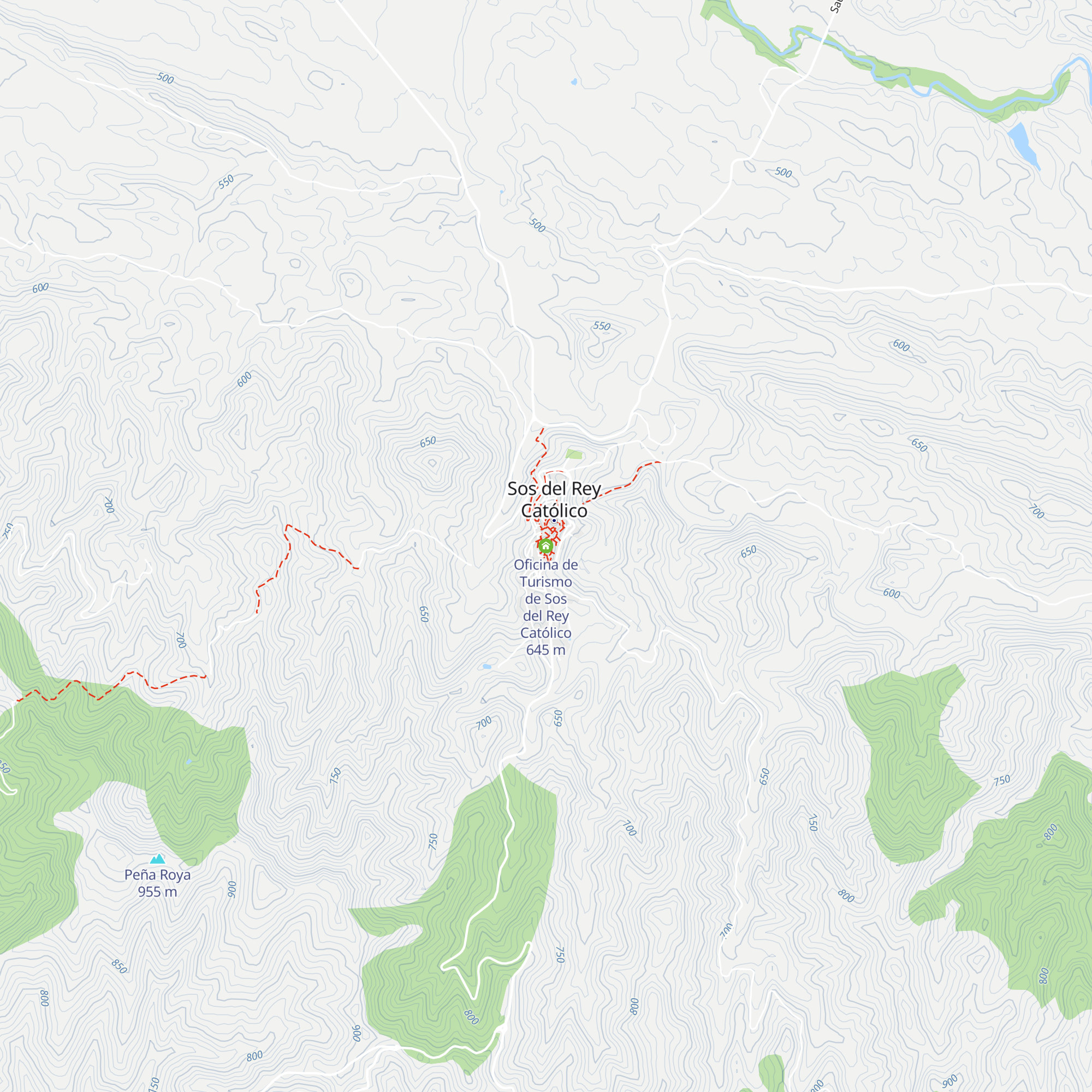 Oficina de Turismo de Sos del Rey Católico map