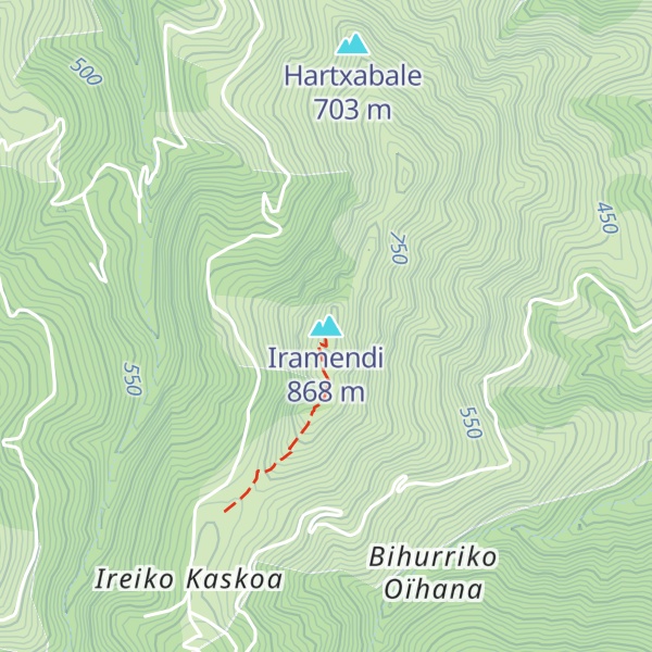 Map of Iramendi