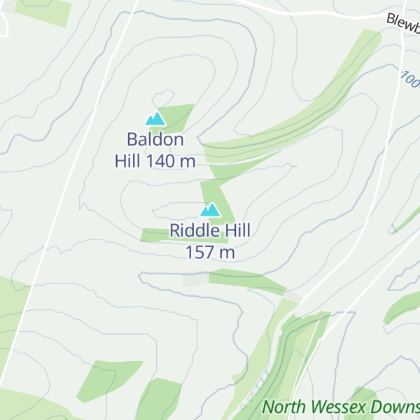 Map of Riddle Hill