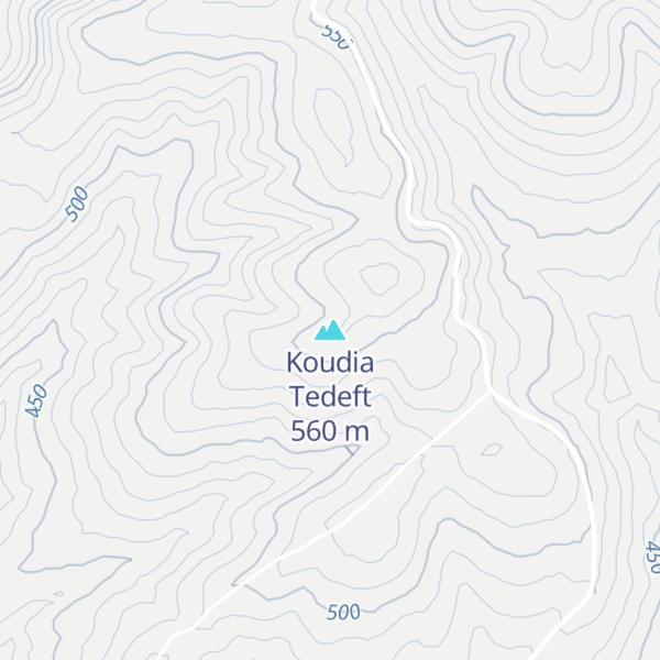 Map of Koudia Tedeft