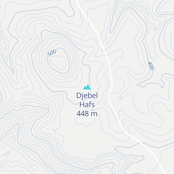 Map of Djebel Hafs