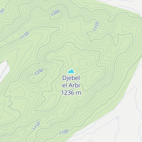 Map of Djebel el Arbi