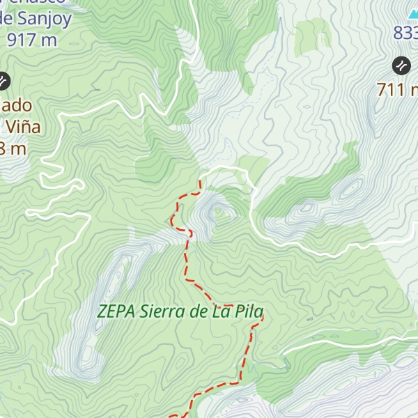 Map of El Almorchón