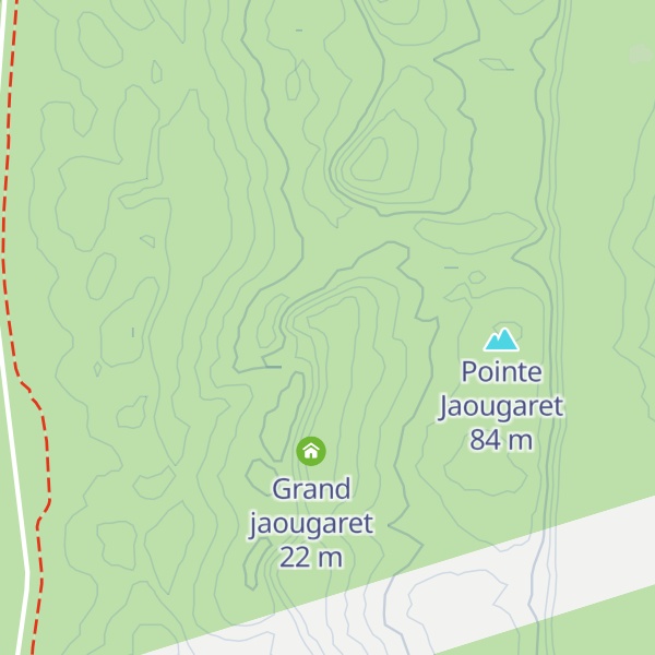 Map of Petit jaougaret