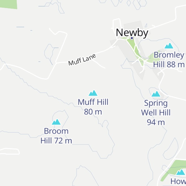 Map of Muff Hill