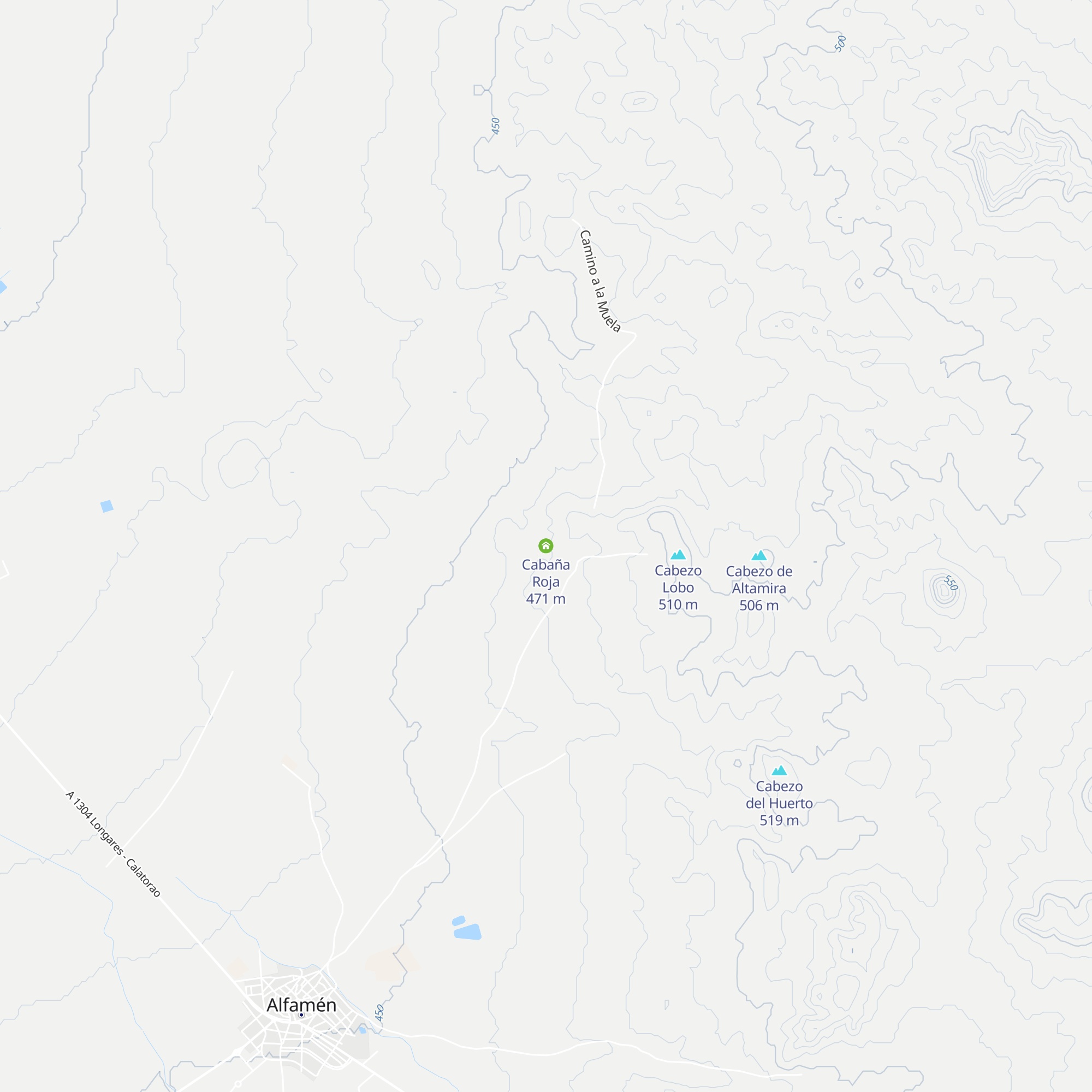 Cabaña Roja map