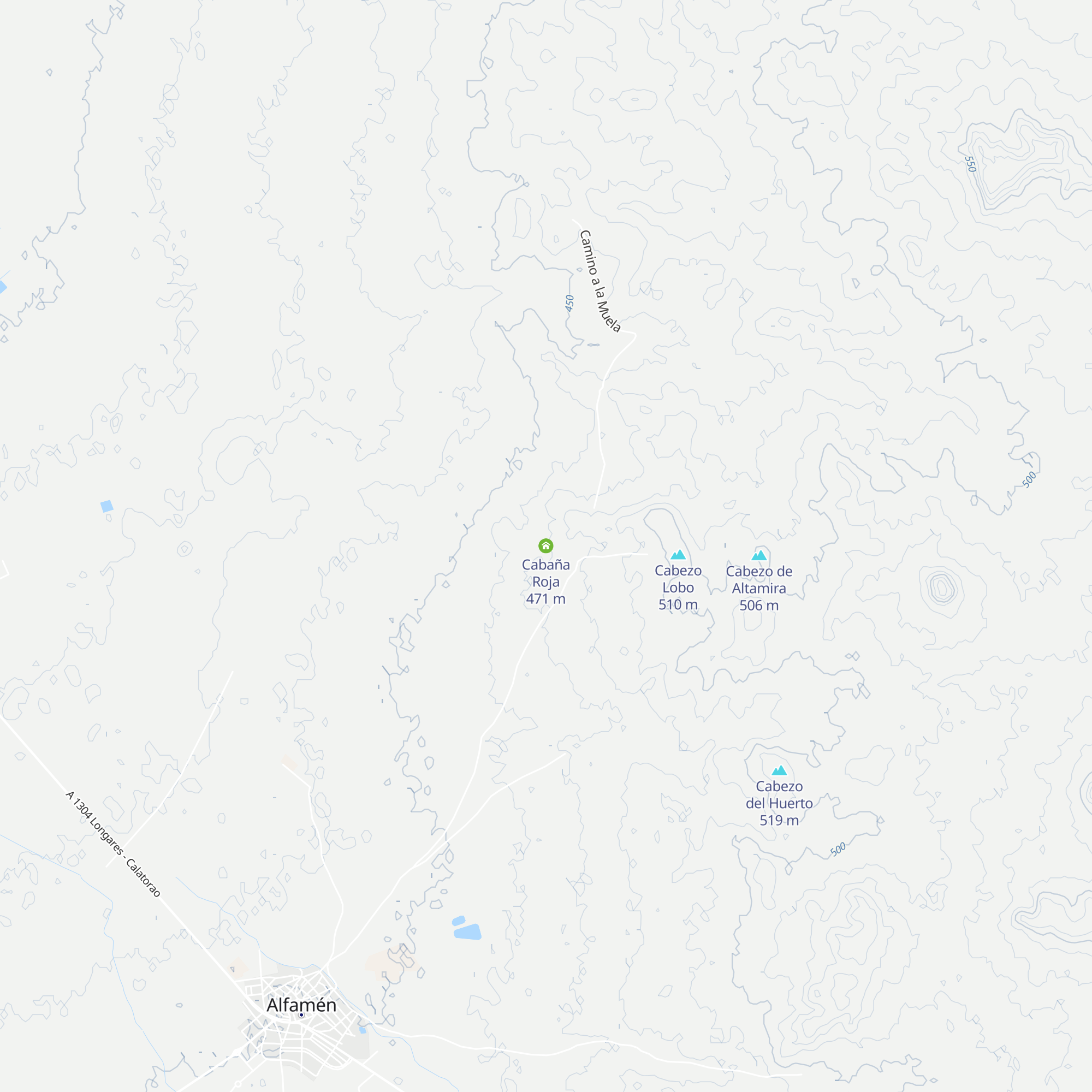 Cabaña Roja map