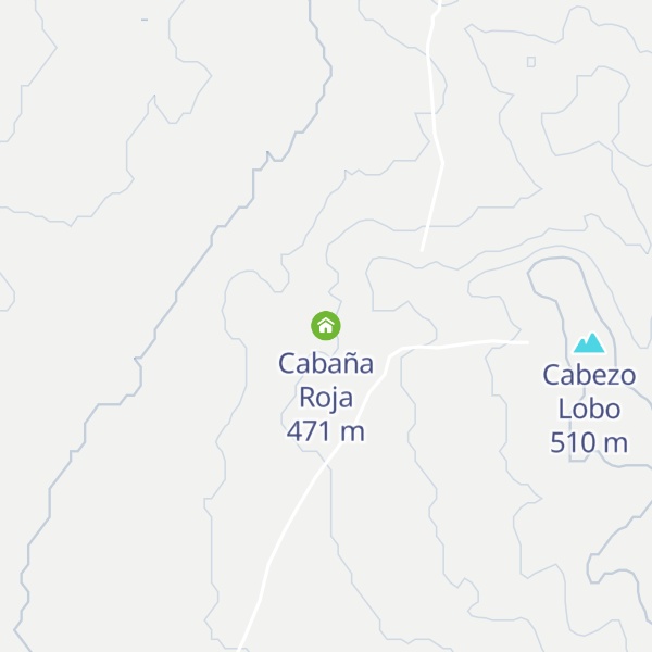 Map of Cabaña Roja