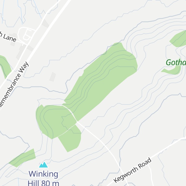 Map of Gotham Hill