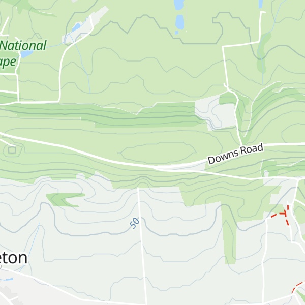 Map of Merlsey Down
