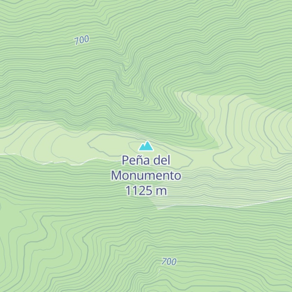 Map of Peña del Monumento