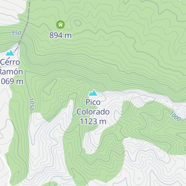 Map of Pico Colorado