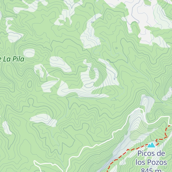 Map of Pico del Boticario