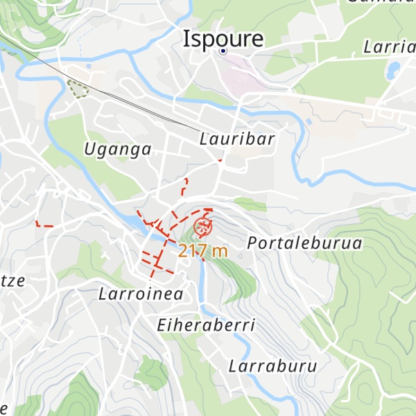 Map of Refuge Municipal "Ospitalia"