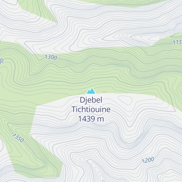 Map of Djebel Tichtiouine
