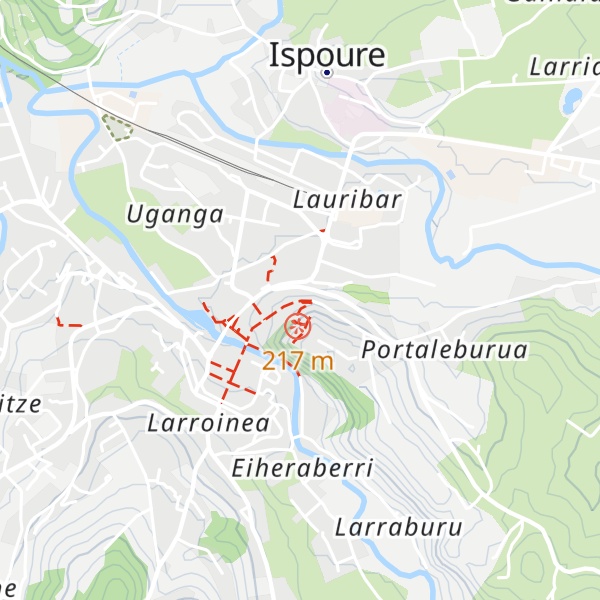 Map of Gîte de la Porte Saint-Jacques