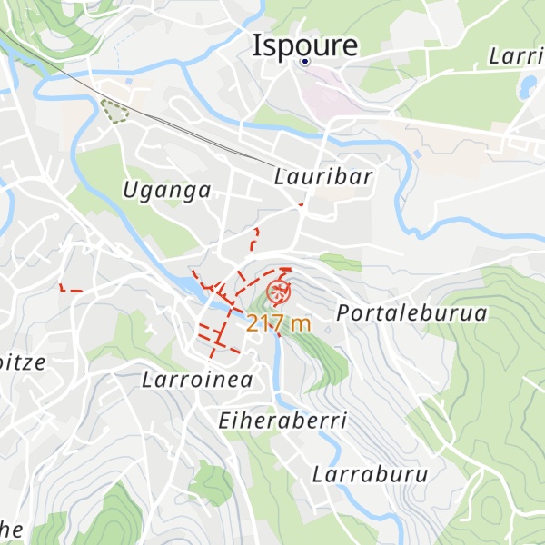 Map of Gîte Azkorria