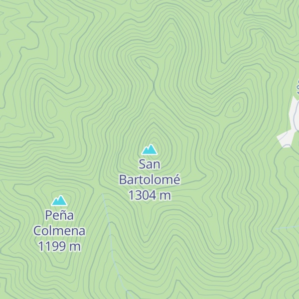 Map of San Bartolomé