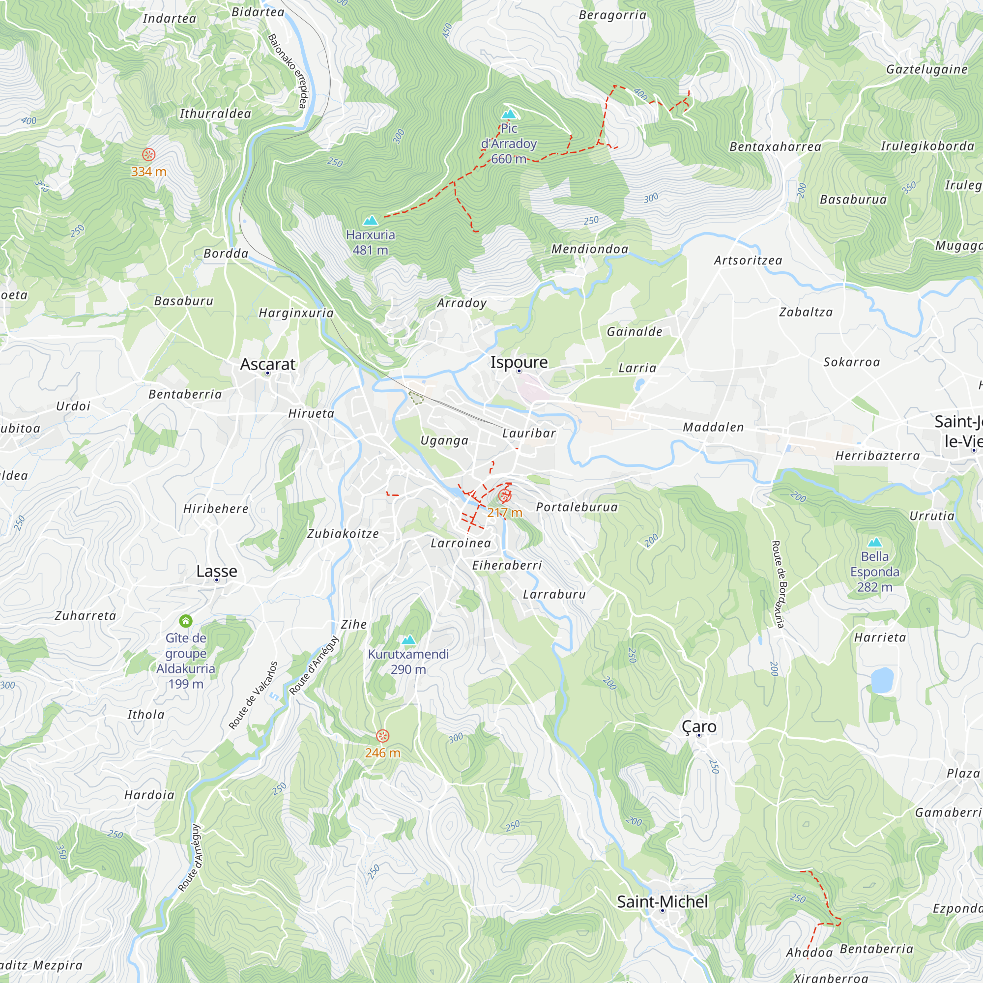 Gîte Le Lièvre et La Tortue map