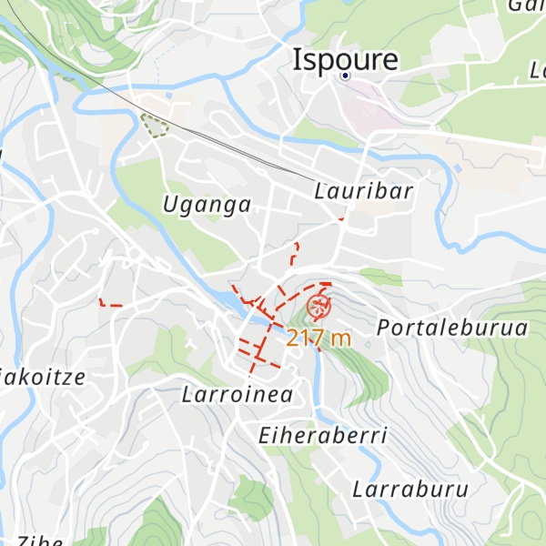 Map of Gîtes Izaxulo