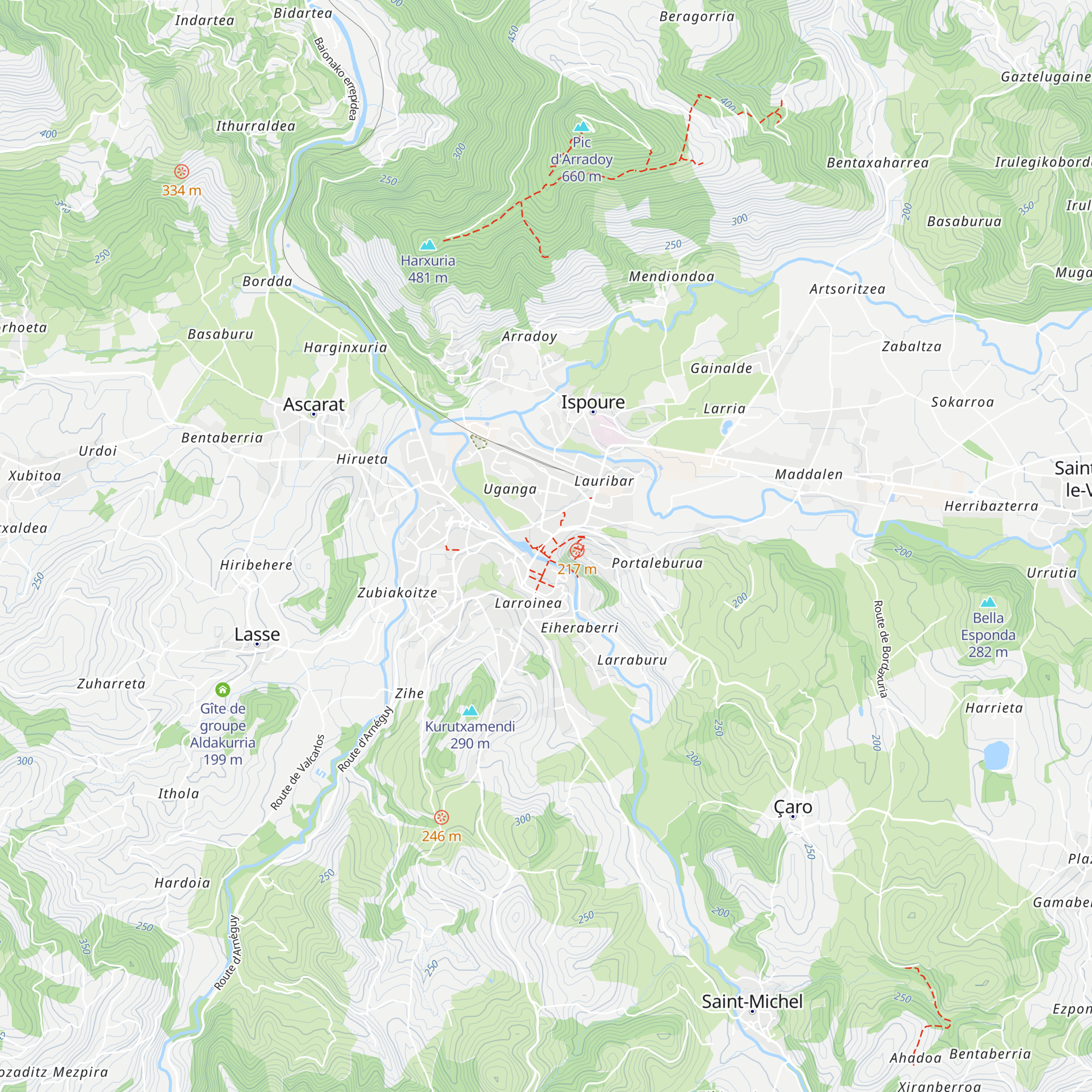 Office de Tourisme de Saint-Jean-Pied-de-Port - Pays Basque map