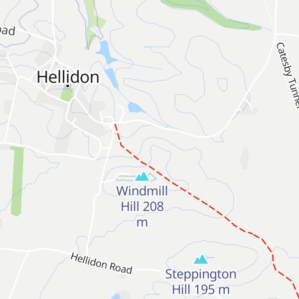 Map of Little Down Hill
