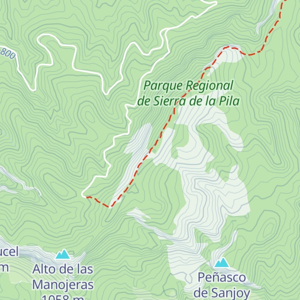 Map of Manojeras