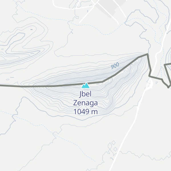Map of Jbel Zenaga
