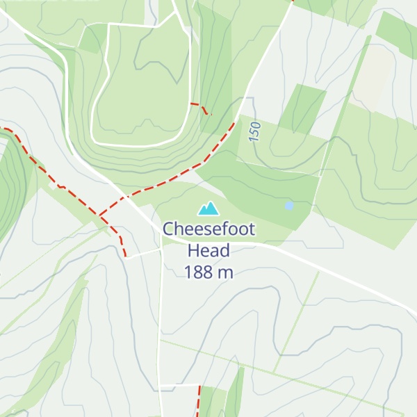 Map of Cheesefoot Head